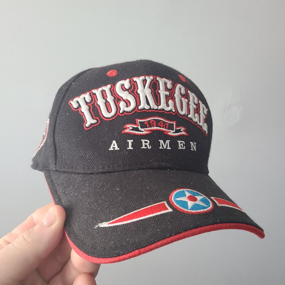 Tuskegee 1941 Air men cap hat Heroes in time & space cleaned